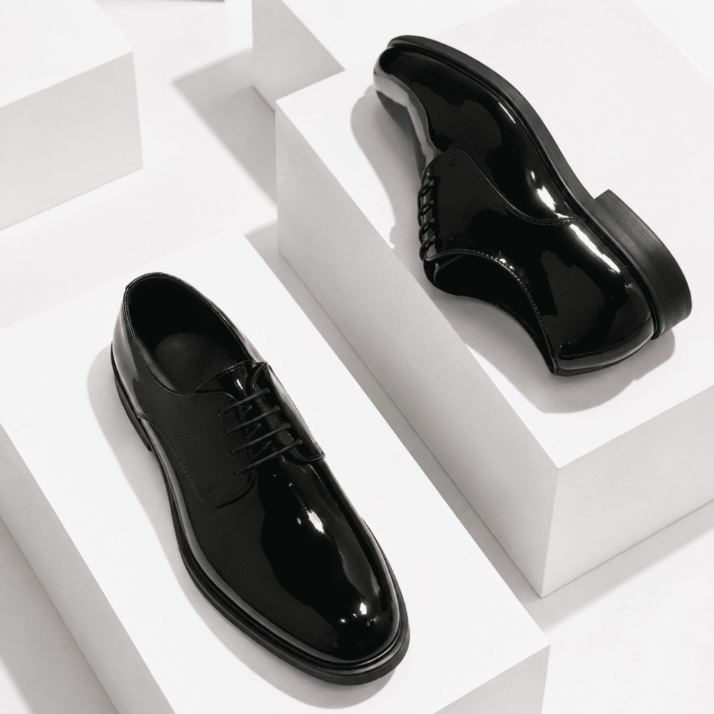 Men's Leather Formal Oxford - Black