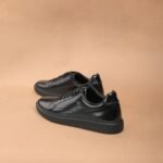 The Brown Hide - BRNO Sleek Black Leather Sneaker