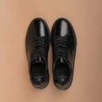 The Brown Hide - BRNO Sleek Black Leather Sneaker