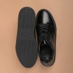 The Brown Hide - BRNO Sleek Black Leather Sneaker