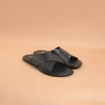 The Brown Hide Everyday Double Strap Leather Slipper