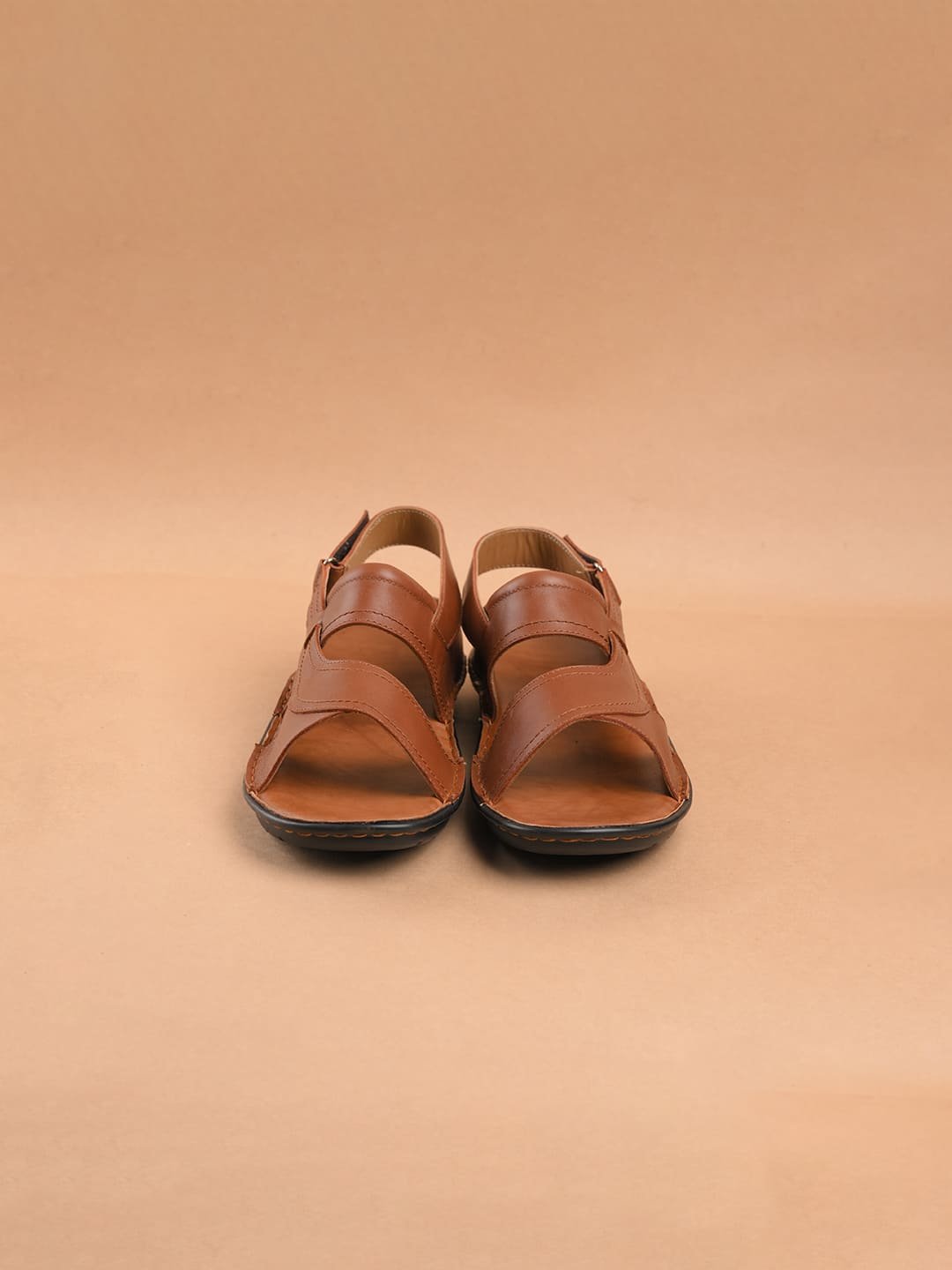 The Brown Hide - Heritage Kolhapuri-Style Tan Leather Sandal
