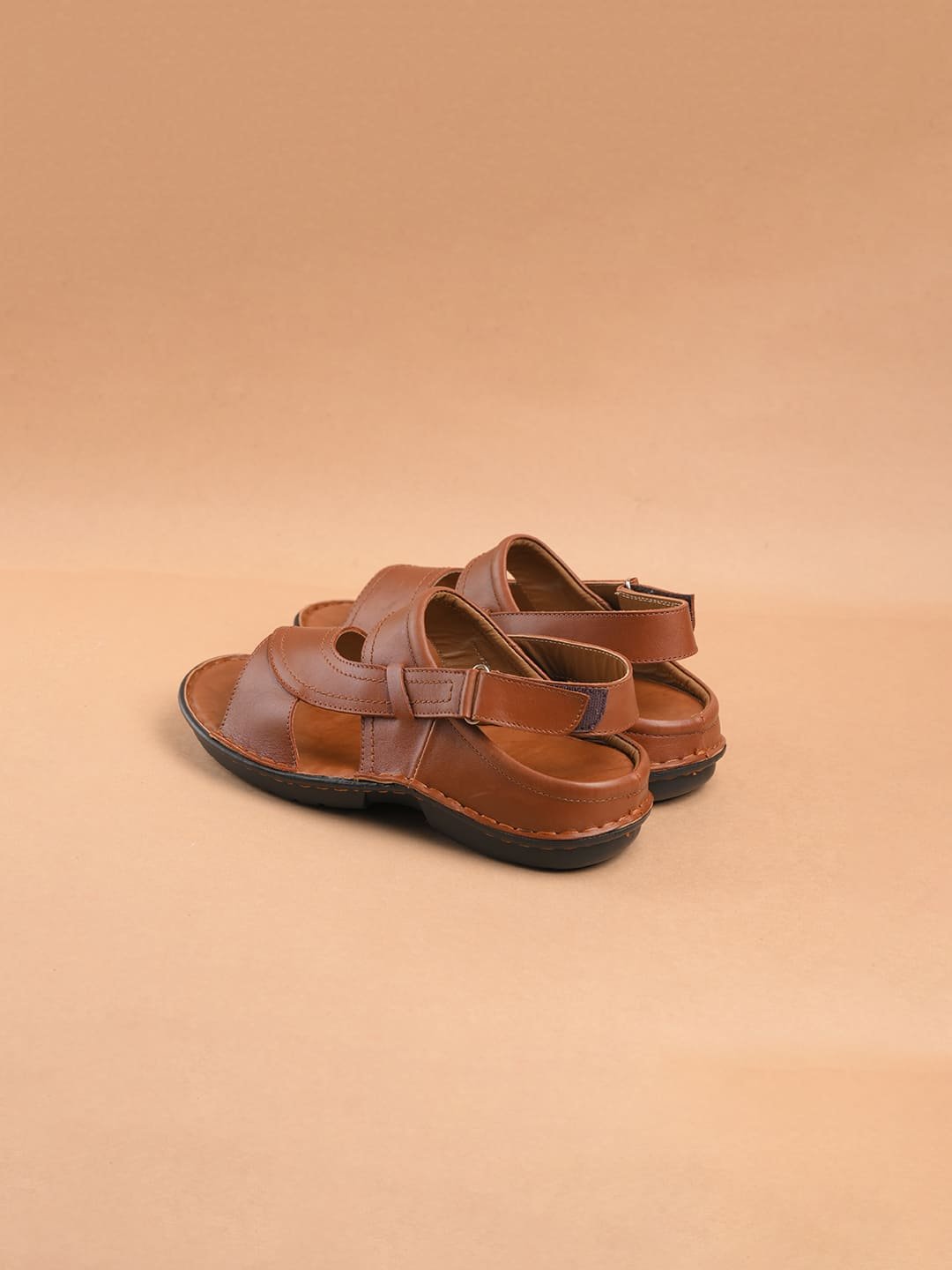 The Brown Hide - Heritage Kolhapuri-Style Tan Leather Sandal