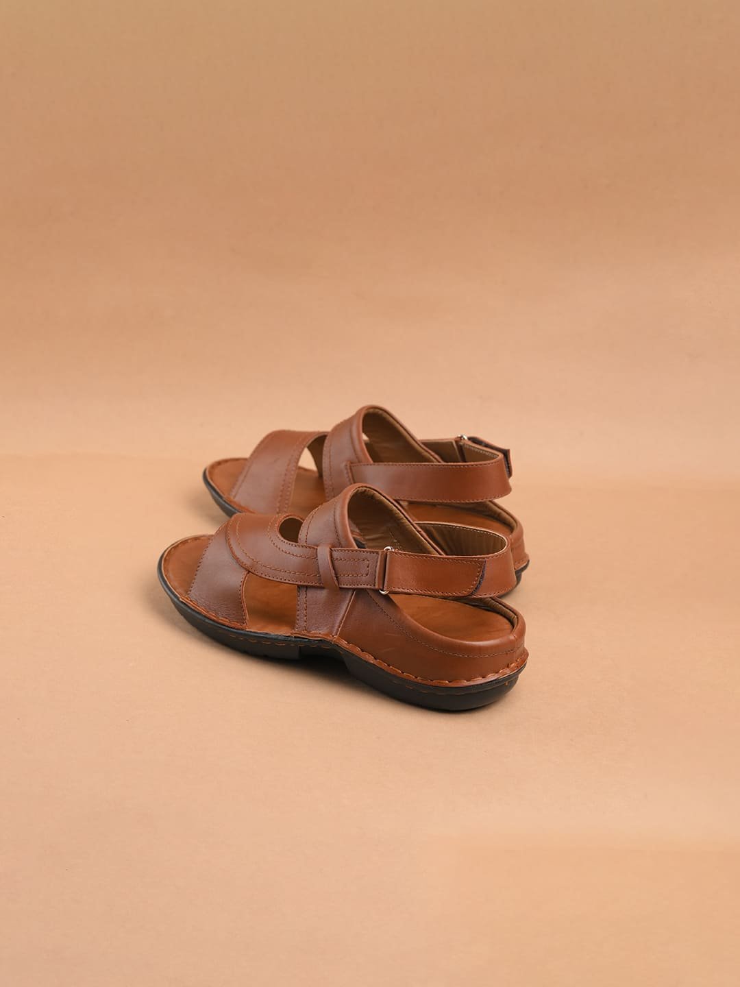 The Brown Hide - Heritage Kolhapuri-Style Tan Leather Sandal