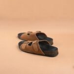 The Brown Hide - Lorenzo Suede Buckle Sandal Tan