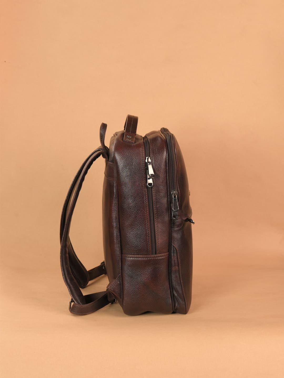 The Brown Hide Lusso Leather Backpack