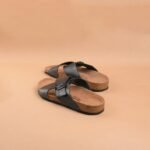 The Brown Hide - Positano Criss-Cross Comfort Sandal