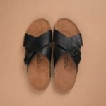 The Brown Hide - Positano Criss-Cross Comfort Sandal