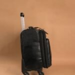 The Brown Hide Roma Lusso Leather Trolley Bag