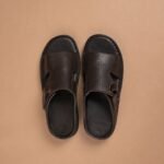 The Brown Hide - Rustico Tan Leather Strap Sandal
