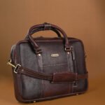 The Brown Hide Signature Leather Laptop Bag