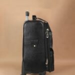 The Brown Hide Urban Glide Leather Trolley