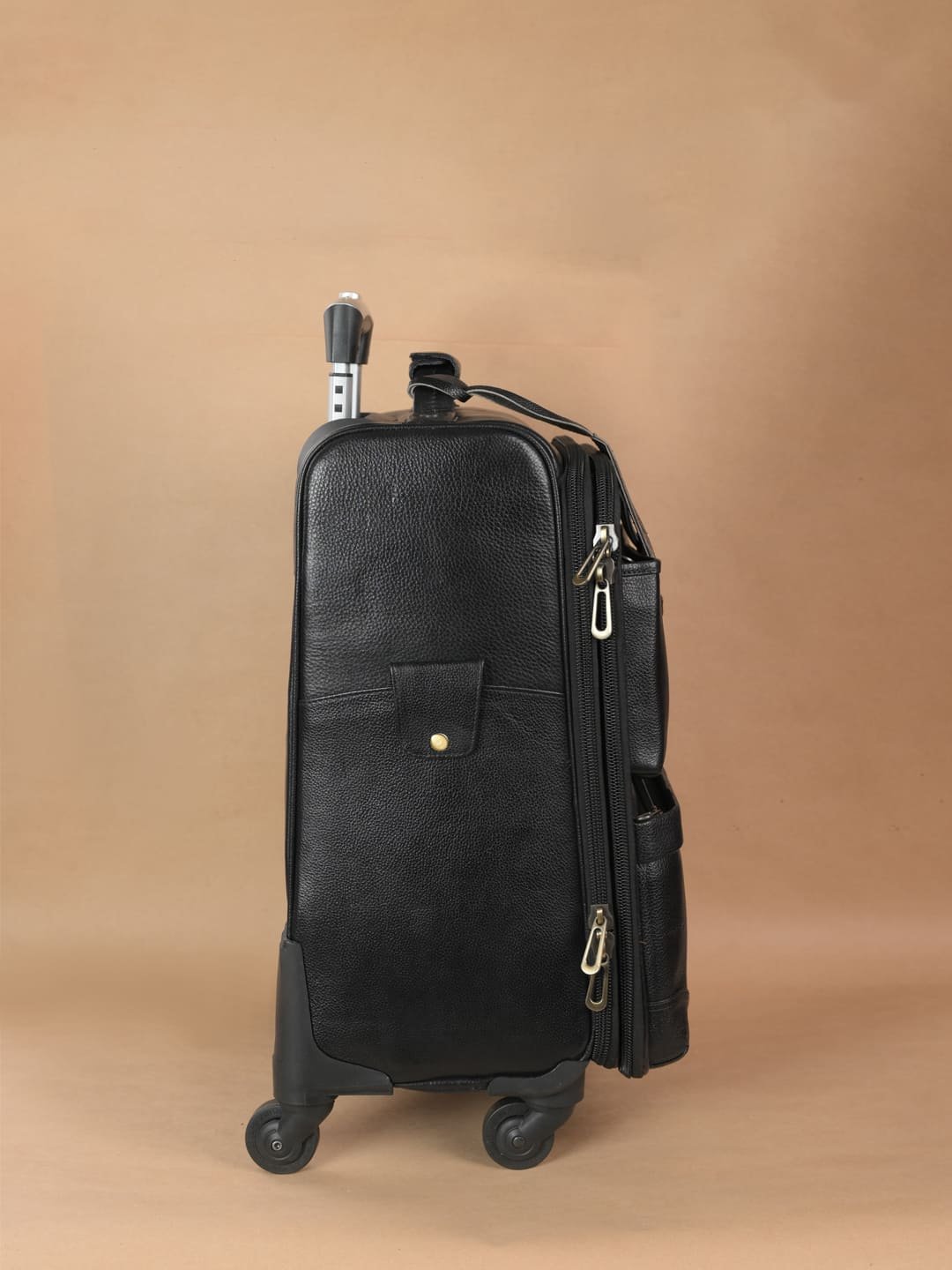The Brown Hide Urban Glide Leather Trolley
