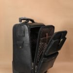 The Brown Hide Urban Glide Leather Trolley