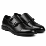 Men's Double Monk Strap - Black