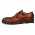Men's Double Monk Strap - Brown