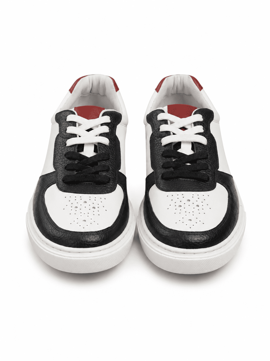 Men's Leather Sneaker - Navy Blue/White